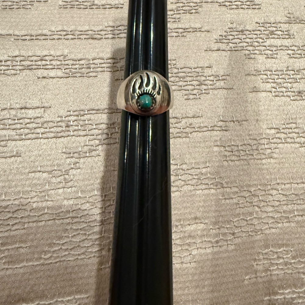 Silver Ring with Turquoise Stone